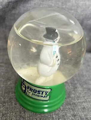 Frosty The Snowman Snow Globe 1950's By The Driss Co Vintage Water Ball Macy’s • $22.99