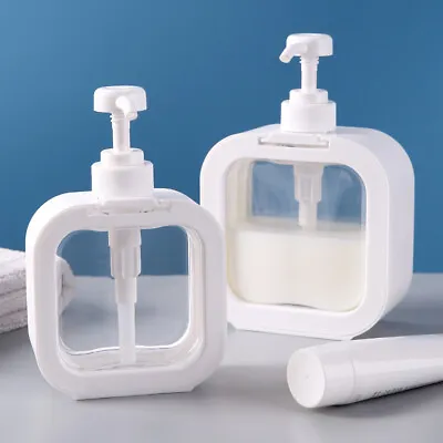 £5.45 • Buy Empty Refillable Hand Pump Bottle Shampoo Container Soap Foam Dispenser UK