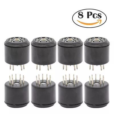 8PCS 9PIN Tube Socket Testing Saver For 12AX7 ECC83 5670 6DJ8 12AU7 DIY HiFi US • $17.87