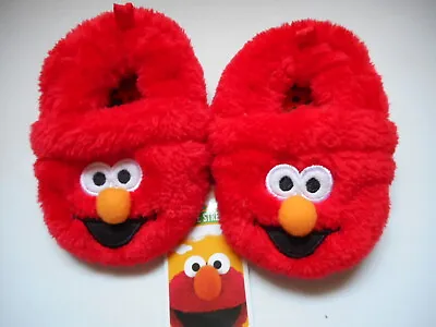 Sesame Street Elmo Character Licensed Plush Slippers (Infant Boys) • $12.87