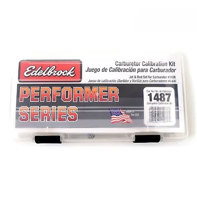 $73.80 • Buy Edelbrock 1487 Performer Series Carburetor Calibration Kit
