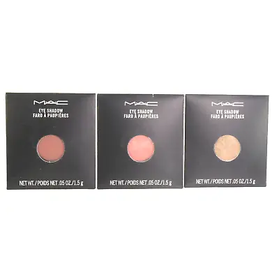 3 MAC Eye Shadow Refill Pro Pan 0.05ozEA IN  HAUX+OMEGA+GIRLIE • $19.99