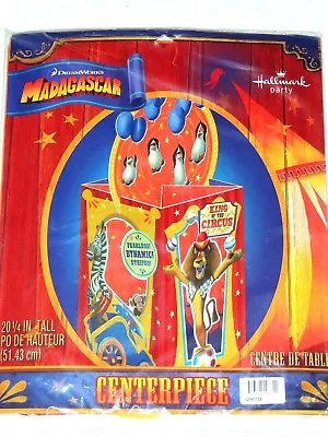 New~madagascar 3  1-centerpiece    20 1/4   Tall -party Supplies   • $5.99