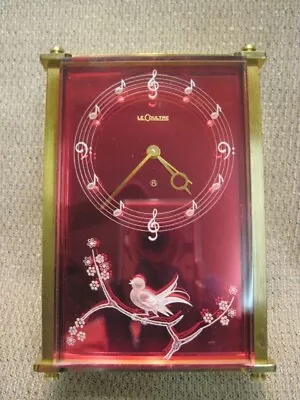 Vintage Jaeger Le Coultre 8 Day Alarm/Musical Mechanical Clock – Swiss Made • $549.85