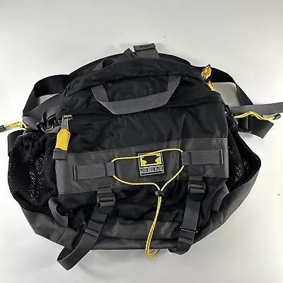 MountainSmith Lumbar Day Pack Pockets Adjustable Straps Black Padded • $29.99