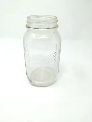 Vintage Genuine Ball Mason Jar Glass Measure Sculptured 62A Clear Canning • $10.93