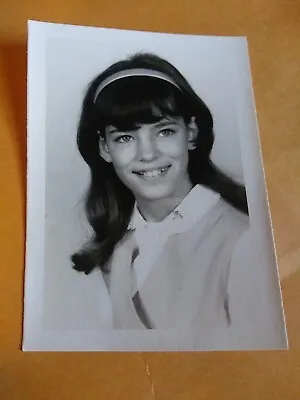 Vintage Photo Black And White Young Girl Freshour Family 60s • $6.19