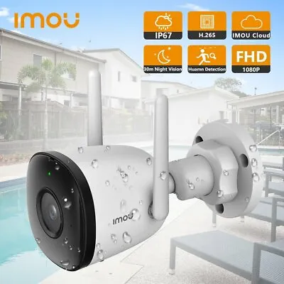 IMOU 1080P FHD WIFI IP Camera Wireless Outdoor CCTV Smart Home Security IR Cam • £25.10