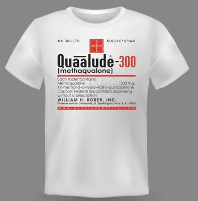 Quaalude Design T-shirts -  Qualude • $25.99