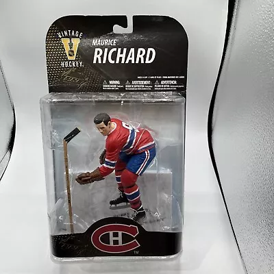 Mcfarlane NHL Maurice Richard Montreal Canadiens Red Jersey Legends 7 Figure • $84.10