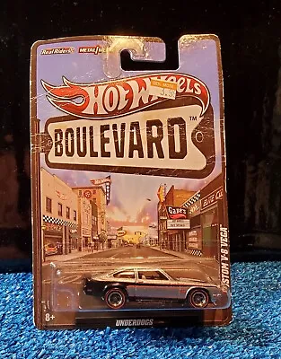 Hot Wheels Boulevard Underdogs Custom V-8 Vega W/Real Riders |A9 • $12.99