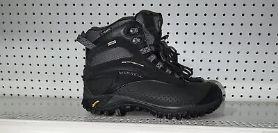 Merrell Snowmotion 8 Mens Insulated Waterproof Winter Snow Boots Size 10 Black • $75