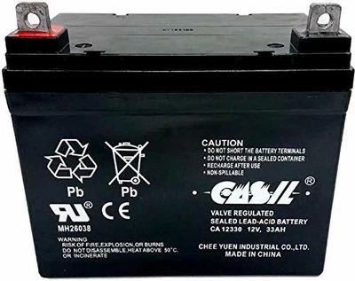 $139.99 • Buy 2 Pack CASIL 12v 33ah For 35ah Best Power Ferrups FE4.3KVA FE 4.3KVA UPS Batte