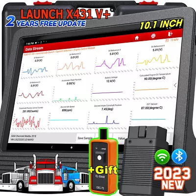 2024 LAUNCH X431 V+ PRO3S+ Bidirectional Car Diagnostic OBD2 Scanner Key Coding • $969