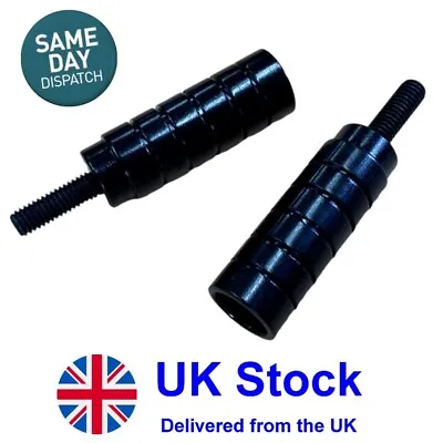 £6.49 • Buy Black Stunt Scooter Pegs With Hardened Steel Axle Bolts (12.9) Pair