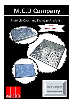 Manhole Cover  - Solid Top - Various Loads And Sizes -  MCD Company • £3.50