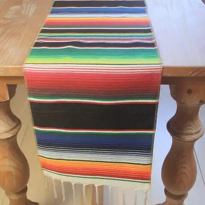 2Pack 14  X 108  Mexican Serape Table Runner Fiesta Party Decorations Tableclot • $14.24