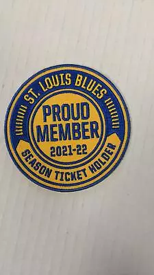 $9.99 • Buy St Louis Blues Season Ticket Holder Patch 2021-22