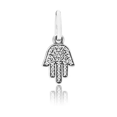 Pandora Symbol Of Protection Hamsa Sterling Silver Dangle Charm 791307CZ • $19.99