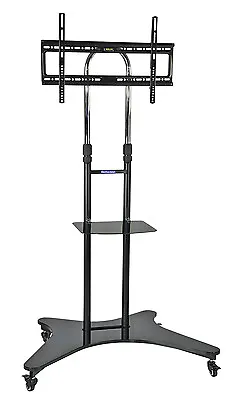 £119.99 • Buy Professional Mobile Height Adjustable Office TV Television Stand Mount Trolley