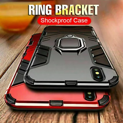 Dust Proof Shockproof Armour Heavy Duty Tough Case Cover IPhone SE 6 7 8 X 11 12 • £4.45