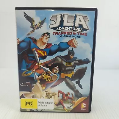 JLA Adventures Trapped In Time Animated DVD Region 4 PAL DC Justice League • $13