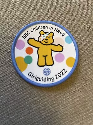 Girlguiding Children In Need 2022 Woven Badge • £1