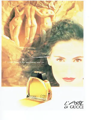 1991 Advertising 058 Advertising Advertising Ad Eau Toilette Women's L'Arte Di Gucci • $3.20