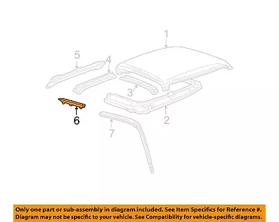 FORD OEM 93-11 Ranger Roof-Drip Molding Right F37Z13517A72A • $46.52