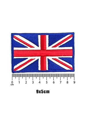 £2.39 • Buy Blue Union Jack UK Flag Embroidery Sew On Iron On Patch Embroidered Badge FREE