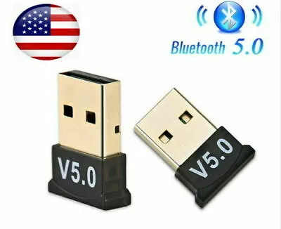 USB Bluetooth 5.0 Wireless Audio Music Stereo Adapter Dongle Receiver For TV PC • $1.94