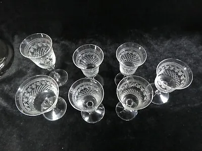 7 Pall Mall Lady Hamilton Port Wine Liqueur / Edwardian Drinking Glasses • £35