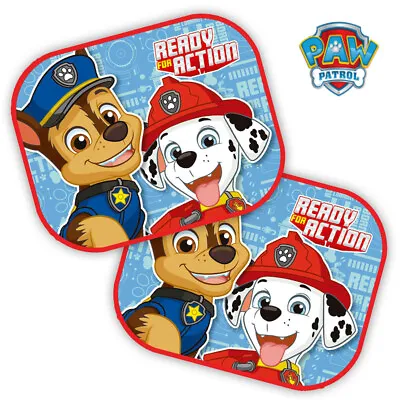 2 X PAW PATROL Boy Sunshades Kids Baby Children Car Window Sun Shades UV Mesh • £7.99