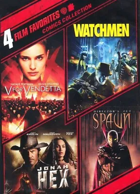 4-film Favorites Watchmen + V For Vendetta + Jonah Hex + Spawn Widescreen • $8.32