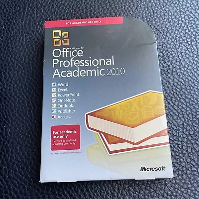 Microsoft Office Professional Academic 2010 • $18