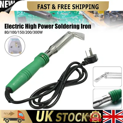 £12.79 • Buy Electronic Electric Iron Tool 80W/100W/150W/200W/300W Plastic Handle Soldering