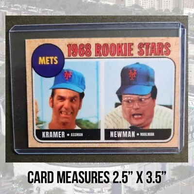 Kramer And Newman 1968 Retro Vintage Style Baseball Card NY Parody Art ACEO • $5.79