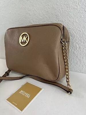 MICHAEL KORS TASCHE/Umhängetasche FULTON LG EW XBODY Luggage • $79