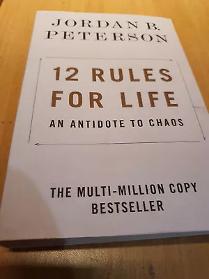 12 RULES FOR LIFE Jordan Peterson Psychology Self-help Philosophy • $12