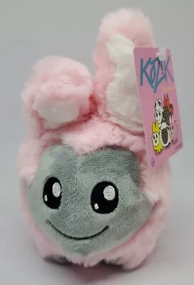 NWT Kidrobot Plush Kozik Litton 4.5  Small Pink Springtime Labbit Bunny Rabbit • $20