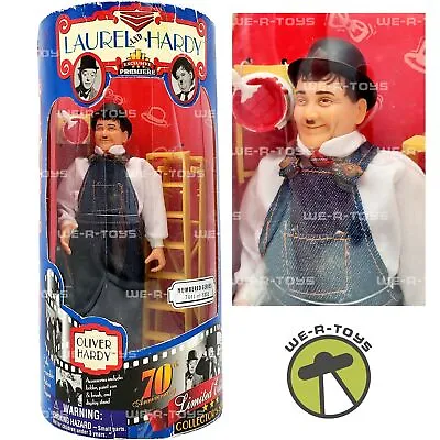 Laurel And Hardy Oliver Hardy Action Figure In Overalls 70th Anniversary NRFB • £37.51