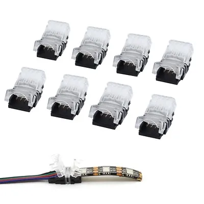 2pin 4pin 5pin LED Strip Wire Connector For Single RGB RGBW Color 3528 5050 5630 • $5.39