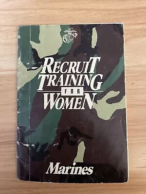 Vintage Recruit Training For Women Marine Corps Pamphlet For New Recruits • £481.87