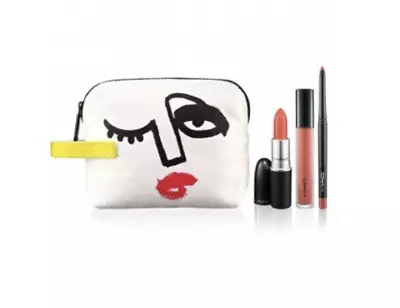 Set Of MAC Lip Bag By Julie Verhoeven - PEACH • $68.50