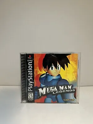 Mega Man Legends PS1 Sony PlayStation 1 CIB Complete Black Label Manual Some DMG • $76.82