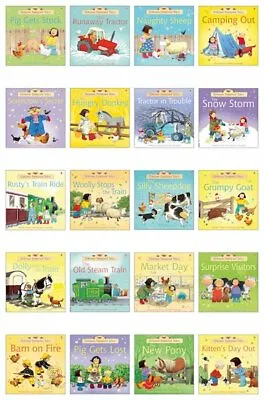 £19.99 • Buy Usborne Farmyard Tales- Early Learning X 20 Book Set Pack Collection Poppy & Sam