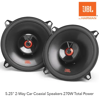 $113.48 • Buy JBL Club 522F - 13cm 5.25  2-Way Coaxial Car Speakers 270 Watts Total Power 