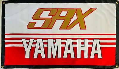 YAMAHA SRX SNOWMOBILES 3x5ft FLAG BANNER MAN CAVE GARAGE • $18.15
