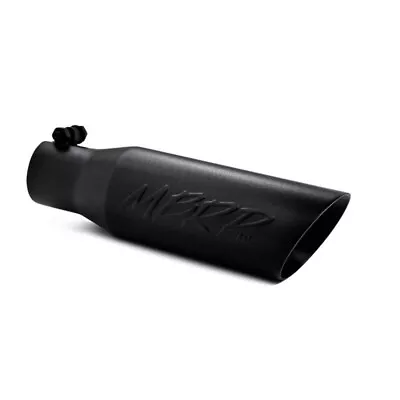 MBRP T5106BLK Exhaust Tip - 3-1/2  O.D. Dual Wall Angled 2-1/2  Inlet • $79.99