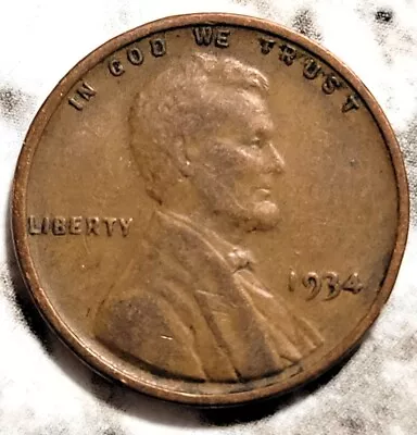 1934 P Philadelphia U.S. Lincoln Wheat Penny Free S&H BIN767 • $1.69